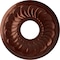 Ekena Millwork Blackthorn Ceiling Medallion (Canopies up to 4 7/8"), 11 3/4"OD x 3 5/8"ID x 1"P, Antique Copper CM11BLACS - alternate 1